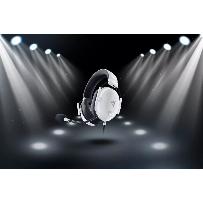 RAZER Ausinės BlackShark V2 X - Stereo - 3,5 mm lizdas - Baltos - Daugiaplatformės