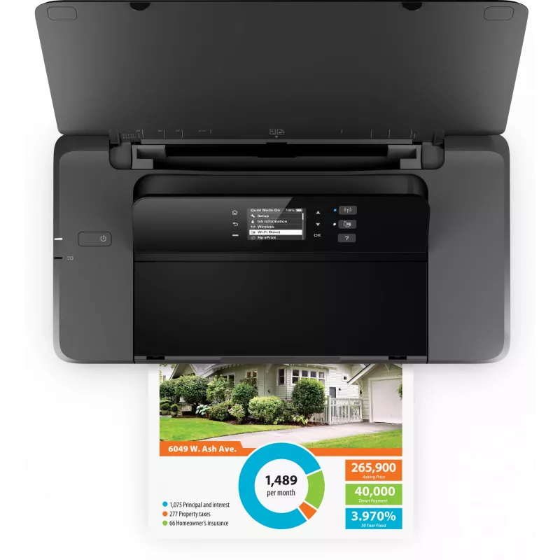HP Officejet 200 nešiojamas belaidis spalvotas spausdintuvas
