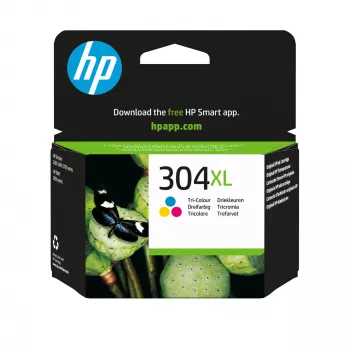 HP 304XL Tri-color Original rašalo kasetė