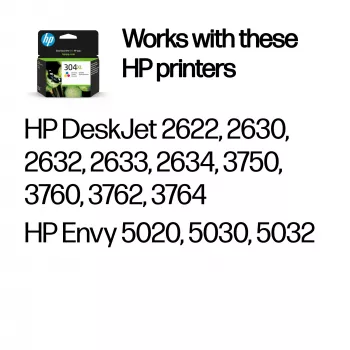 HP 304XL Tri-color Original rašalo kasetė