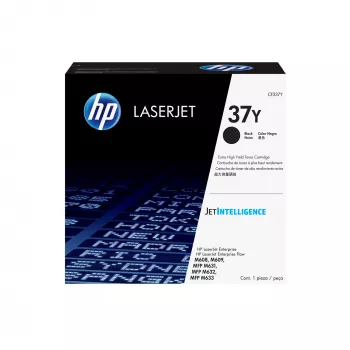 HP 37Y (CF237Y) juodas didelės talpos originalus lazerinio spausdintuvo kasetė