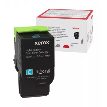 Xerox Original ® C310 spalvoto spausdintuvo / C315 daugiafunkcio spalvoto spausdintuvo ciano didelės talpos kasetė (5500 puslapių) - 006R04365