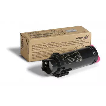 Xerox Genuine Phaser® 6510, WorkCentre® 6515 purpurinis standartinės talpos tonerio kasetė (1000 puslapių) - 106R03474