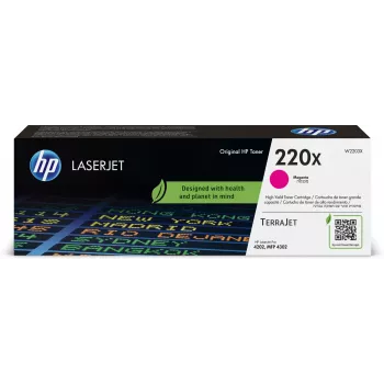 Tonerių kasetė HP 220X W2203X 6000 puslapių rausva