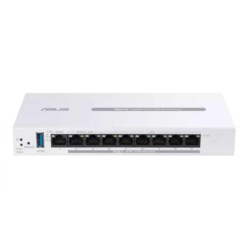 ASUS ExpertWiFi EBG19P laidinis maršrutizatorius Gigabit Ethernet balta spalva