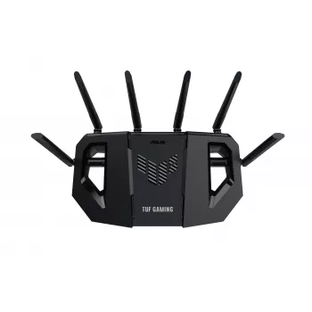 ASUS TUF Gaming BE6500 (TUF-BE6500) belaidis maršrutizatorius 2.5 Gigabit Ethernet dviejų juostų (2,4 GHz / 5 GHz) juodas