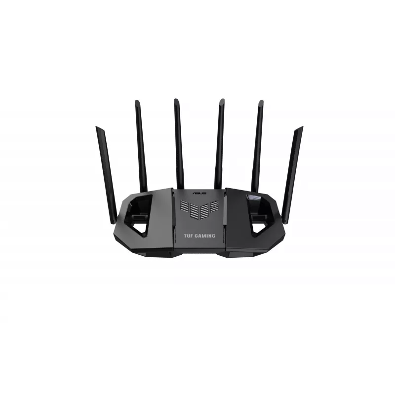 ASUS TUF Gaming BE6500 (TUF-BE6500) belaidis maršrutizatorius 2.5 Gigabit Ethernet dviejų juostų (2,4 GHz / 5 GHz) juodas