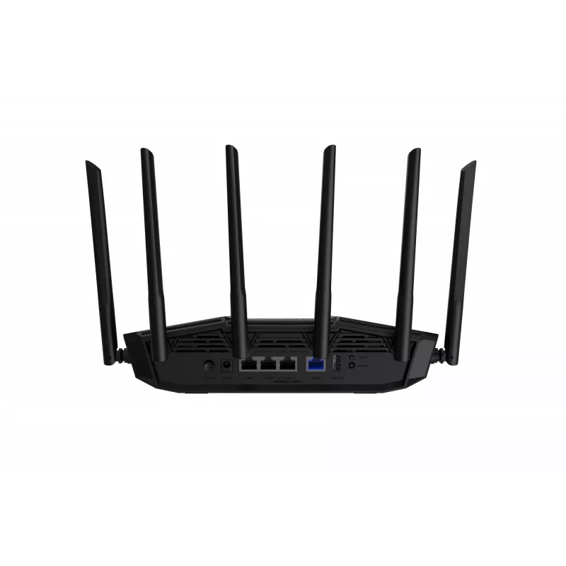 ASUS TUF Gaming BE6500 (TUF-BE6500) belaidis maršrutizatorius 2.5 Gigabit Ethernet dviejų juostų (2,4 GHz / 5 GHz) juodas