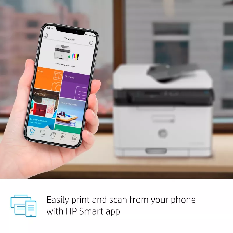 HP Color Laser MFP 179fnw spalvotas lazerinis daugiafunkcis įrenginys, A4, 600 x 600 DPI, juodas/baltas