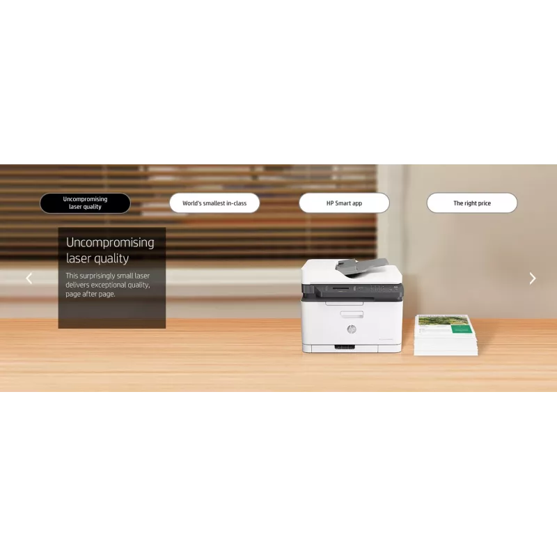 HP Color Laser MFP 179fnw spalvotas lazerinis daugiafunkcis įrenginys, A4, 600 x 600 DPI, juodas/baltas