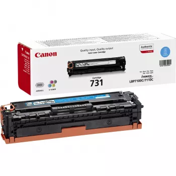 Canon 731 original kasetė su toneriu (ciano spalva)