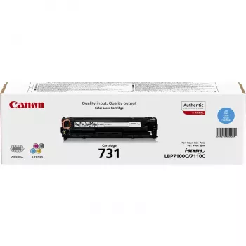 Canon 731 original kasetė su toneriu (ciano spalva)