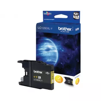 Brother LC1280XLY original rašalo kasetė 1 vnt. Didelės talpos (High Yield) geltona