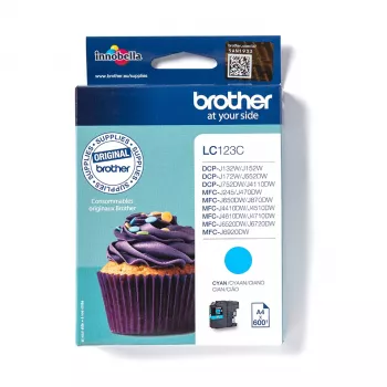 Brother LC123C kasetė 1 vnt. Originali Cian