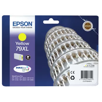 Kasetė rašalinė Epson 79XL C13T79044010 Geltona