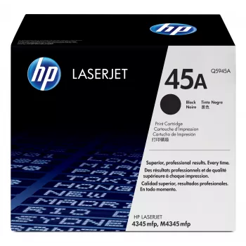 HP 45A juoda originali LaserJet toneryje kasetė, 18000 puslapių, juoda, 1 vnt.
