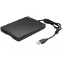 Sandberg USB Floppy Drive, išorinis diskelių įrenginys, USB 2.0, 360 RPM, 102 mm, 140 mm, 17 mm