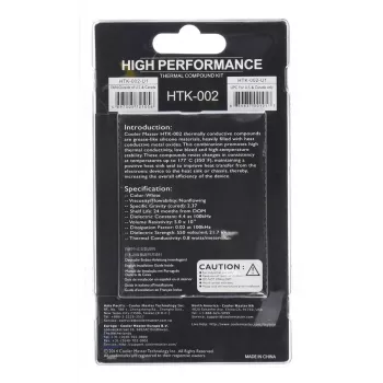 Termopasta Cooler Master HTK-002 4,5 W/m·K balta