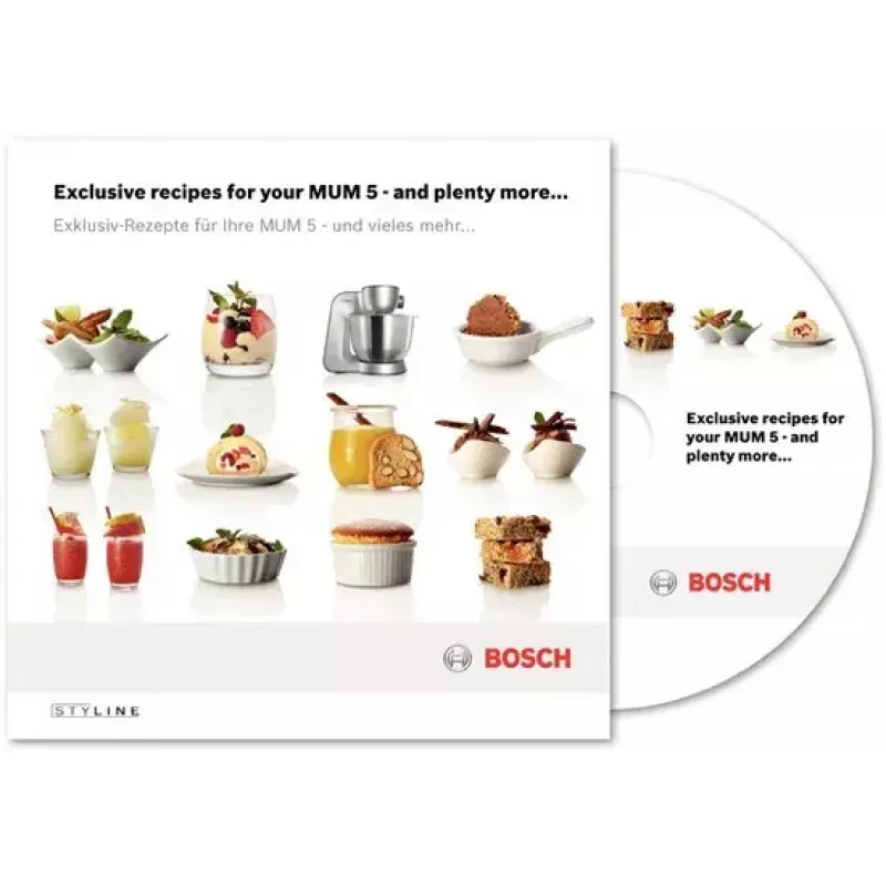Virtuvinis kombainas Bosch Styline MUM54251 900 W 3,9 L nerūdijantis plienas, baltas