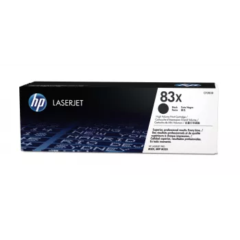HP 83X High Yield Black Original LaserJet tonerio kasetė, 2200 puslapių, juoda, 1 vnt.