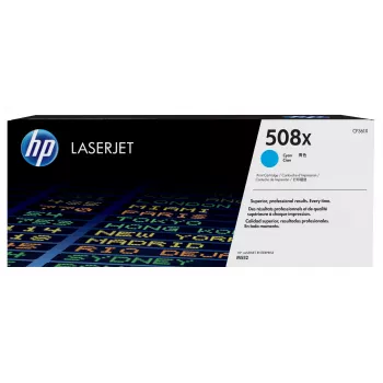 HP 508X didelės išeigos ciano originalus LaserJet tonero kasetė