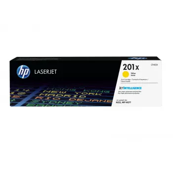 HP 201X High Yield geltonas originalus LaserJet kasetė, 2300 puslapių, geltona, 1 vnt.