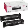 Canon CRG-718 Bk VP kasetė 2 vnt. Originali Juoda