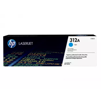Kasetė su toneriais HP 312A CF381A 2500 puslapių Cyan