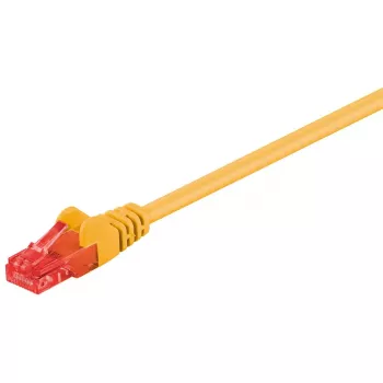 Goobay CAT 6 Patch Laidas U/UTP 0,5 m Geltonas