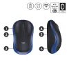 Belaidė pelė Logitech Wireless Mouse Blue 910-002239