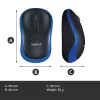 Belaidė pelė Logitech Wireless Mouse Blue 910-002239