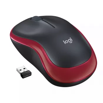 Pelė Logitech M185 Wireless Raudona