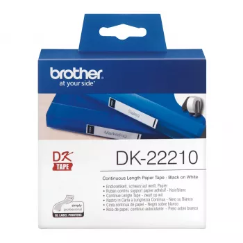 Brother DK22210 nepertraukiama popierinė juosta, 2,9 cm x 30,48 m