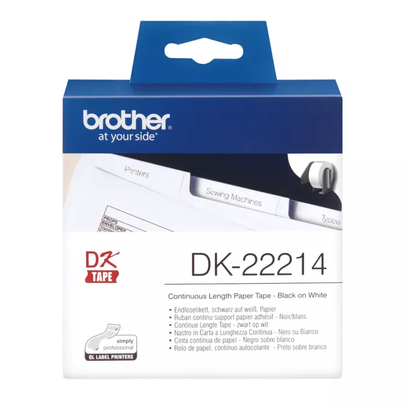 Nuolatinio popieriaus juosta Brother DK22214