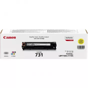 Originalus Canon 731 geltonos spalvos kasetė
