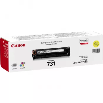 Originalus Canon 731 geltonos spalvos kasetė