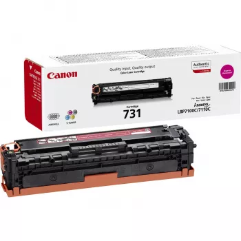 Canon 731 originalus kasetė, purpurinė (magenta), 1500 puslapių