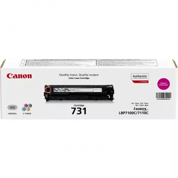 Canon 731 originalus kasetė, purpurinė (magenta), 1500 puslapių