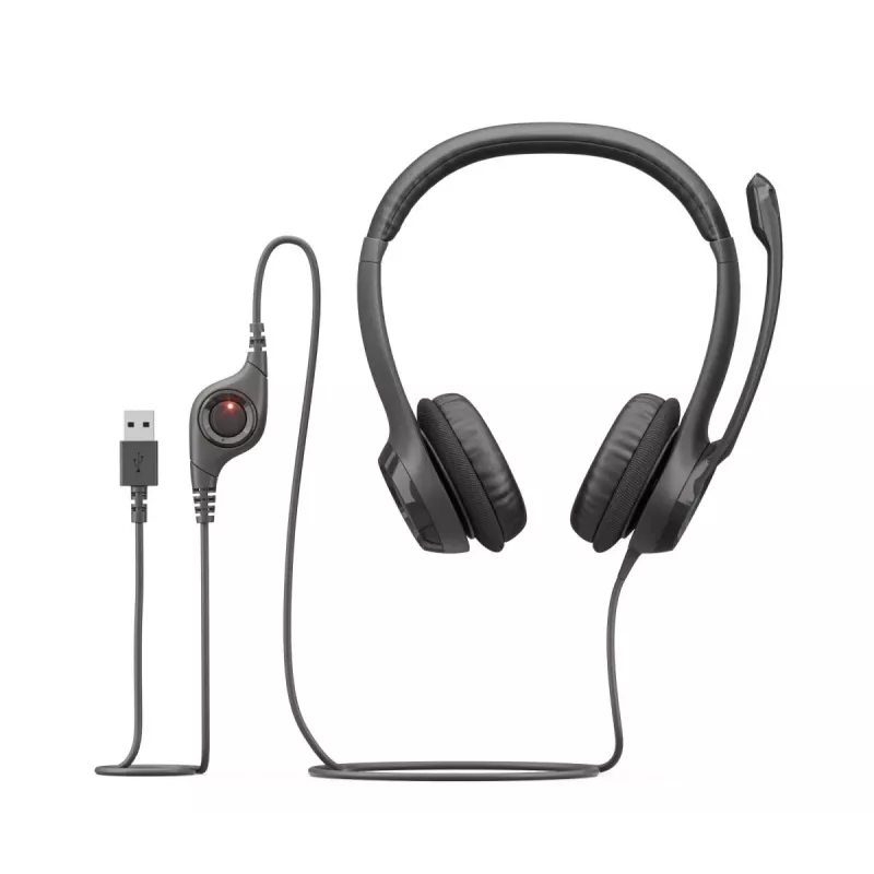 LOGITECH Ausinės H390 – USB-A – juodos