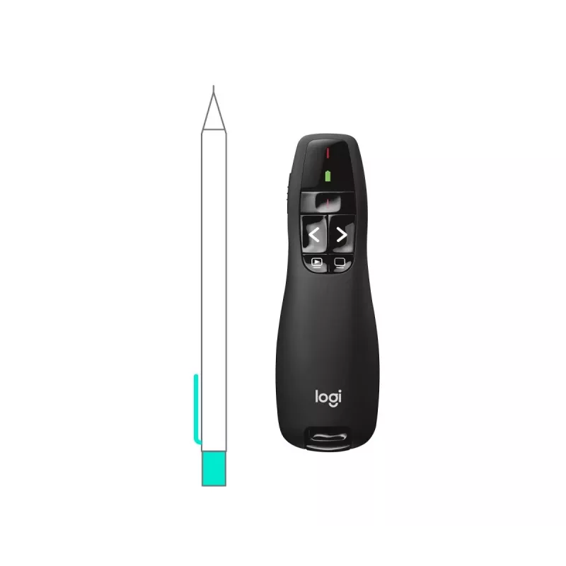 LOGITECH Wireless Presenter R400 belaidis pristatymo pultelis