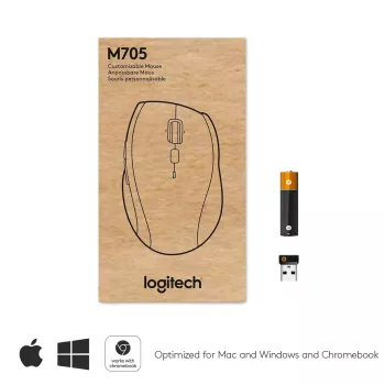 Pelė Logitech Marathon M705 RF Wireless