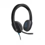 Ausinės Logitech H540 su įmontuotu mikrofonu USB-A juodos
