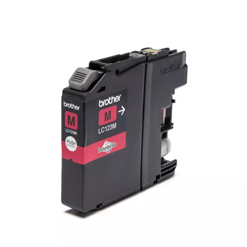 Originalus rašalo kasetė Brother LC123M, 1 vnt., Purpurinė