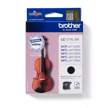 Originalus Brother LC127XLBK juodos spalvos kasetė, itin didelės talpos, 1 vnt.