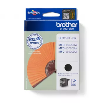 Originali Brother LC129XLBK juoda kasetė (didelio našumo)