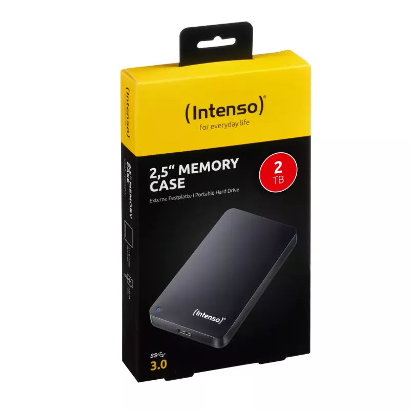 Išorinis kietasis diskas Intenso 2TB USB 3.0 2.5 colio Memory Case