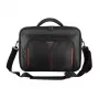 Targus Classic+ 14 colių Clamshell portfelis nešiojamam kompiuteriui, juodai raudonas CN414EU