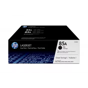 HP 85A 2 vnt. Originalūs juodi lazeriniai kasetės CE285AD