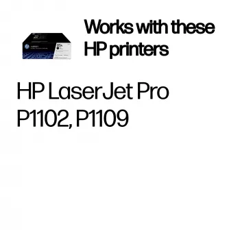 HP 85A 2 vnt. Originalūs juodi lazeriniai kasetės CE285AD