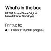 HP 85A 2 vnt. Originalūs juodi lazeriniai kasetės CE285AD